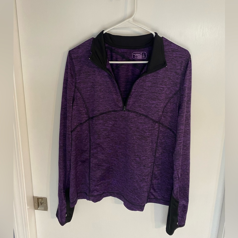 Long sleeve athletic quarter zip